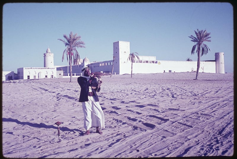 historic photo of Qasr Al Hosn  fort in Abu Dhabi, 

Courtesy Qasr Al Hosn  *** Local Caption ***  QAHHistoric-01.jpg