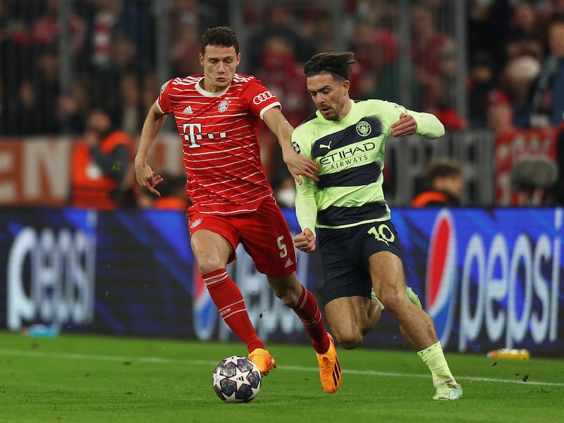 Benjamin Pavard – 6. Enjoyed the space that was available to him down Manchester City’s right-hand side during Bayern’s bright display in the first half. However, once City settled, Pavard’s role diminished and he was subbed off in the second half. Reuters