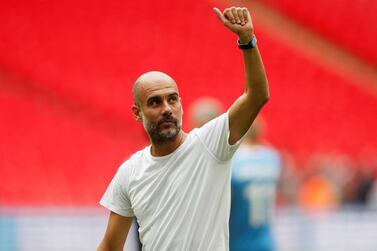 Pep Guardiola has realistic hopes his Manchester City side can channel even greater heights in 2019/20. Reuters