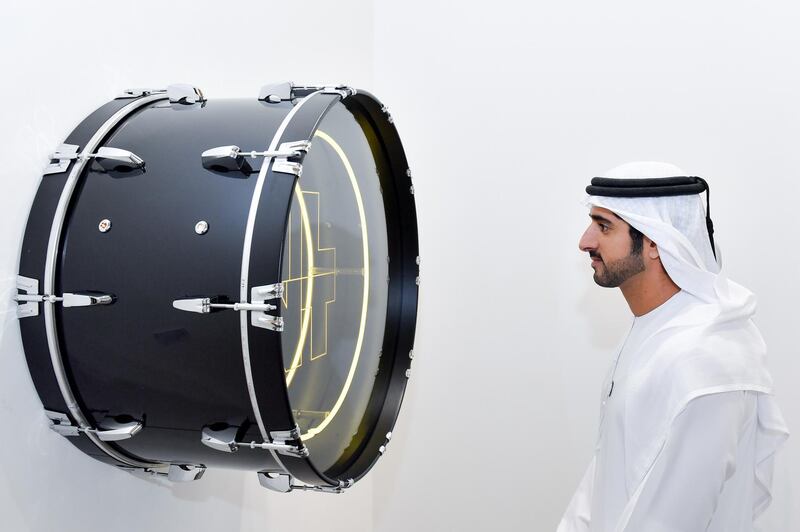 DUBAI, 19th March, 2019 (WAM) -- H.H. Sheikh Hamdan bin Mohammed bin Rashid Al Maktoum, Crown Prince of Dubai and Chairman of Dubai Executive Council, visited today the 'Art Dubai' exhibition, currently held in Madinat Jumeirah. Wam