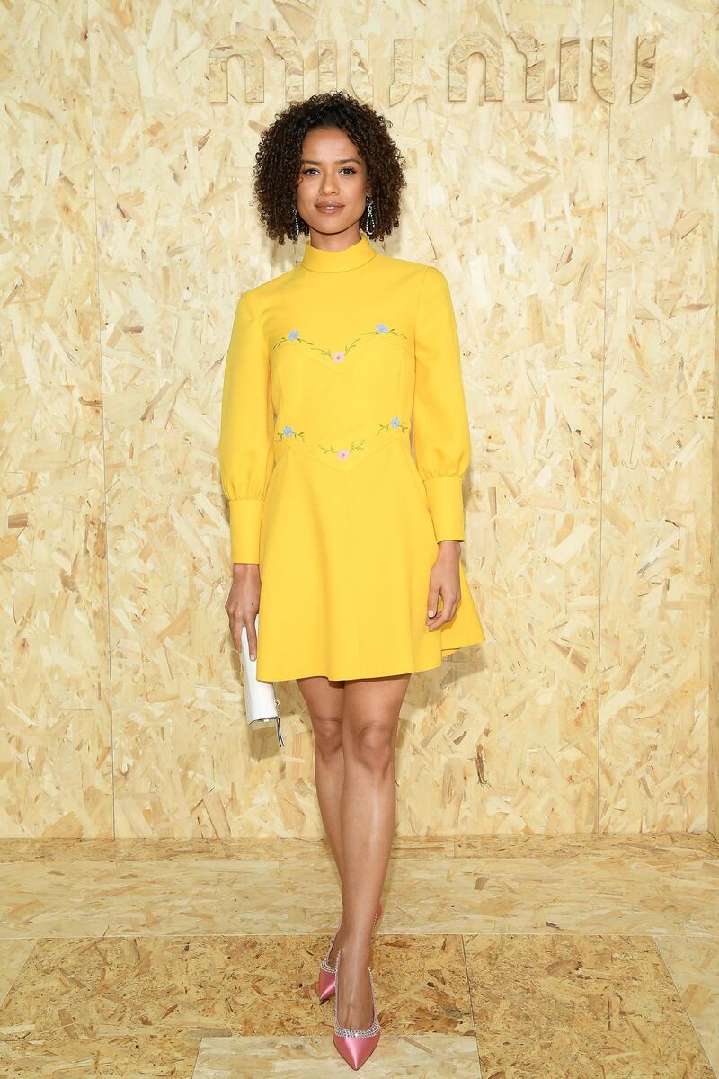 Gugu Mbatha-Raw attends the Miu Miu show as part of Paris Fashion Week on October 1, 2019. Getty Images