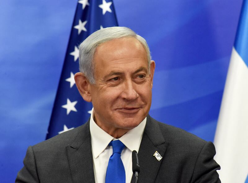 Benjamin Netanyahu said the US would have to ask him to mediate between Russia and Ukraine. AFP