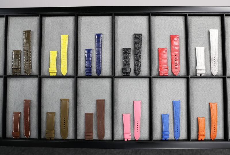 Handmade custom watch straps made by Atelier Du Bracelet, Genève.