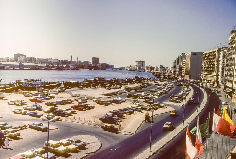 Corniche alongside the Creek in 1984. Alamy