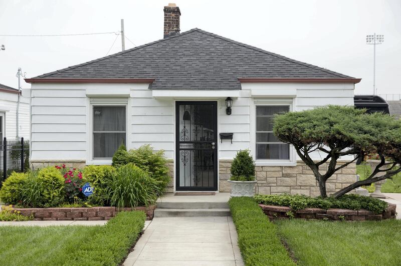 GARY, IN - JUNE 25: Genreal view of the outside of home Michael Jackson grew up in on 2300 Jackson Street on the 5th Anniversary of Michael Jackson's Death on June 25, 2014 in Gary, Indiana. (Photo by Tasos Katopodis/Getty Images)