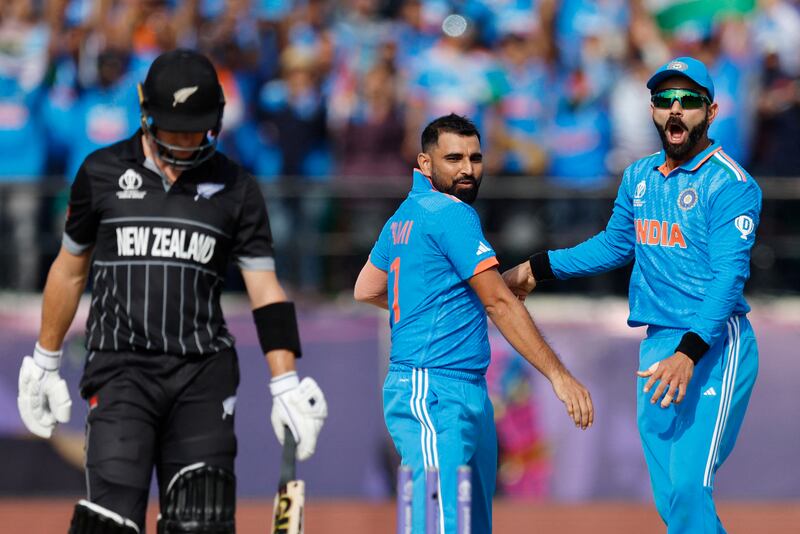 India face New Zealand in the World Cup semi-final in Mumbai on Wednesday. Reuters