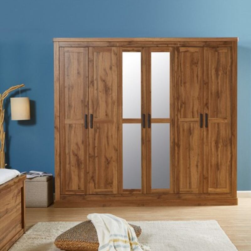 Colton six-door wardrobe from Home Centre; Dh1,874 (down from Dh2,499).