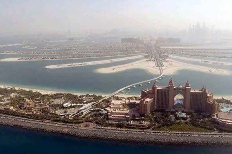 Nakheel's new project on the Palm is expected to be completed in 18 months. Reuters