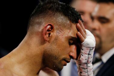 Amir Khan has a lot to think about after his loss to Terence Crawford in New York. Action Images via Reuters
