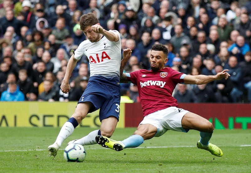 Right-back: Ryan Fredericks (West Ham United) – Excelled against his former club as West Ham became the first team to win at Tottenham’s new stadium. Had a great second half.