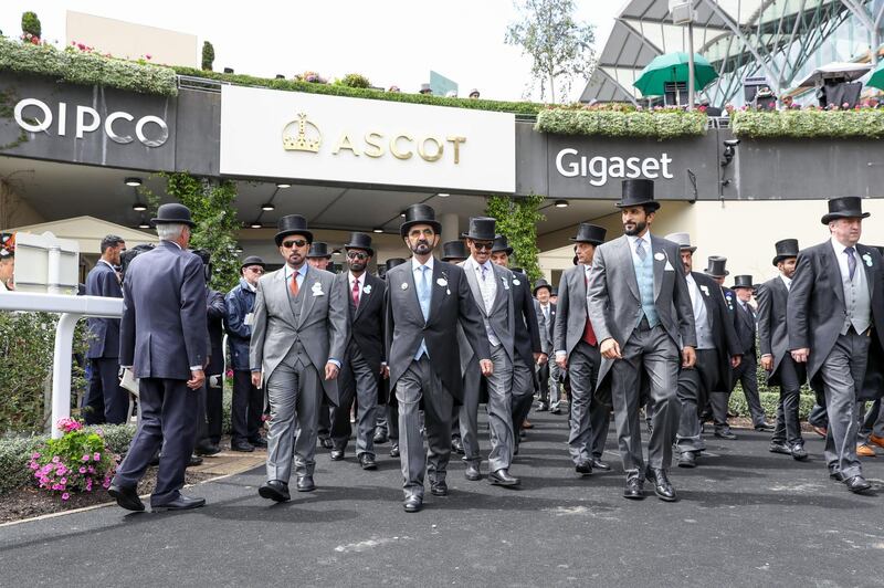 Vice President and Prime Minister of the UAE and Ruler of Dubai Sheikh Mohammed bin Rashid Al Maktoum attended the Royal Ascot horse race, which is considered Britain's most popular race meeting. Wam