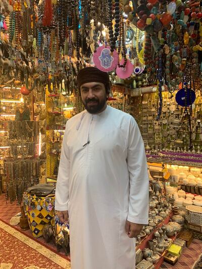 Ibrahim Al Belooshi, 30 Omani merchant. Ali AlShouk / The National 