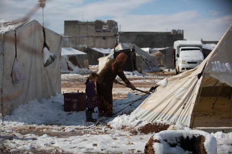 Syrian displaced live in 'disaster' conditions, UN says
