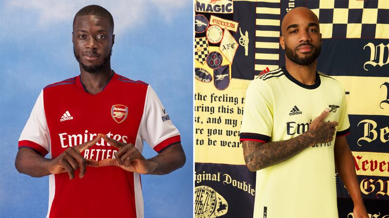 Arsenal: A smart approach with the club's fans hoping for smarter performances on the pitch following last season's disappointment. The away strip has that retro feel with more than a hint of the kit Michael Thomas wore during 'that' moment at Anfield in 1989. RATING: 8/10