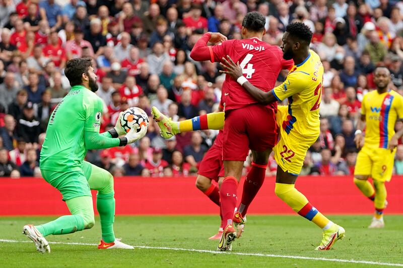 SUBS: Odsonne Edouard (65') - 5. The Frenchman came on for Benteke. He had a great opportunity in the area but dithered on the ball and allowed Alisson to gather. AP