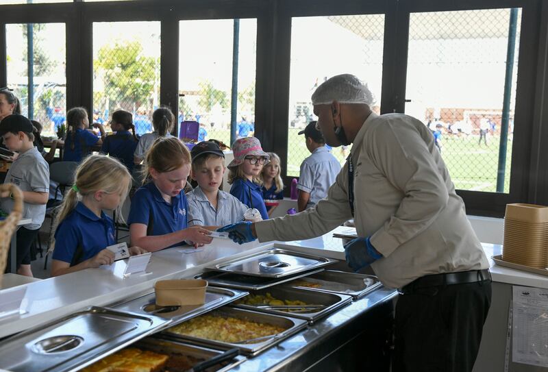 Lunch hour is now a healthier experience for pupils at the Dubai school
