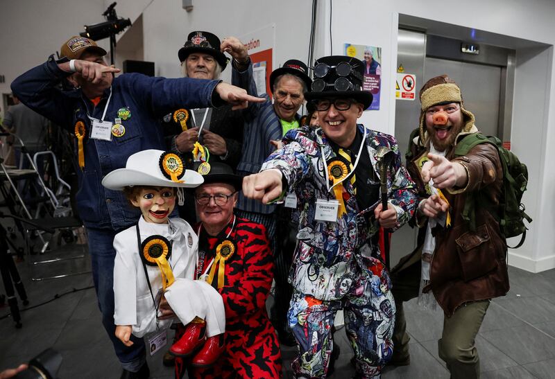 Members of the Offical Monster Raving Loony Party. Reuters