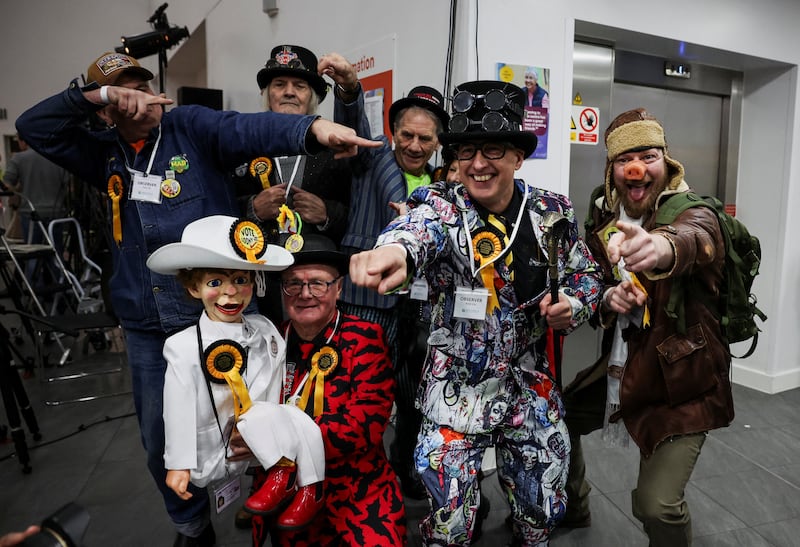 Members of the Offical Monster Raving Loony Party. Reuters