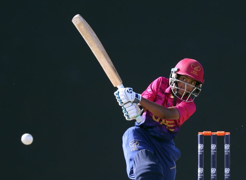 Theertha Satish top-scored for UAE with 44 runs