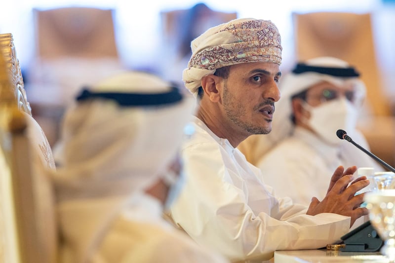 Delegates at the talks in Abu Dhabi.