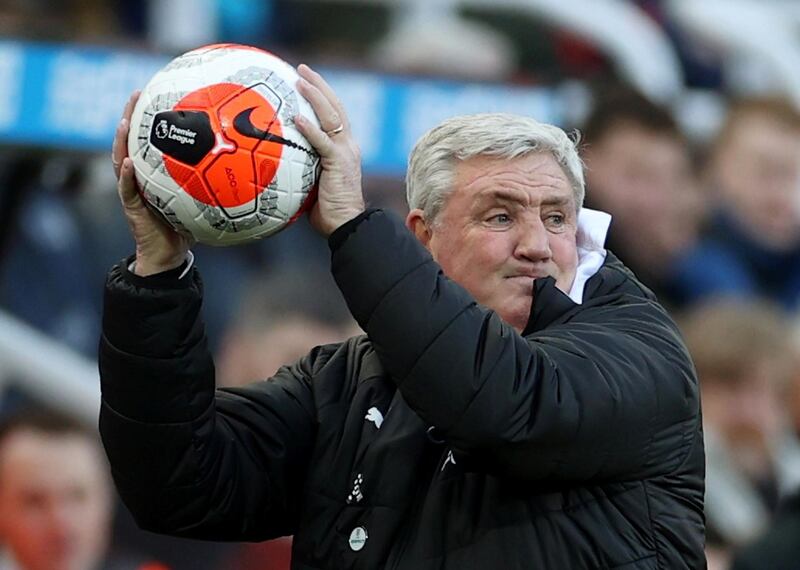 Newcastle United manager Steve Bruce is having a tough time this season. Reuters