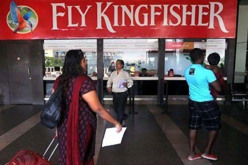 The increase of Indian airport charges will come as an extra challenge to an already beleaguered Kingfisher Airlines. Indranil Mukherjee / AFP