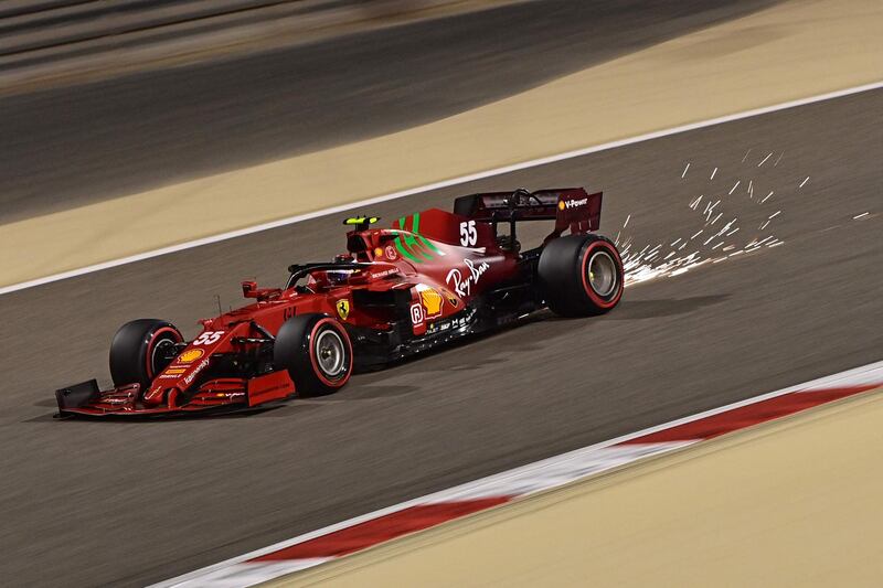 8) Carlos Sainz (Ferrari). AFP