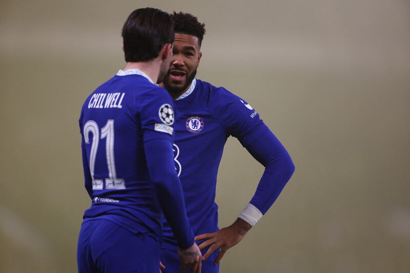 Chelsea's Reece James and Ben Chilwell. Reuters