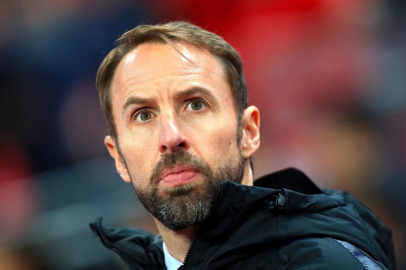 File photo dated 14-11-2019 of England Manager Gareth Southgate. PA Photo. Issue date: Tuesday November 19, 2019. Tottenham have announced they have sacked manager Mauricio Pochettino after five-and-a-half years in charge. Here, the PA news agency takes a look at some of the contenders who could be ready to fill the role at the Tottenham Hotspur Stadium. See PA story SOCCER Tottenham Contenders. Photo credit should read Mike Egerton/PA Wire.