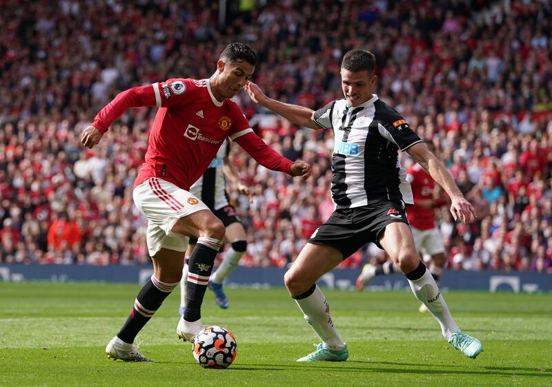 Ciaran Clark - 6: His slight deflection to Greenwood’s shot led to Ronaldo’s goal. Decent effort at the back for the Magpies until late goals took edge of what had been a determined defensive performance. PA