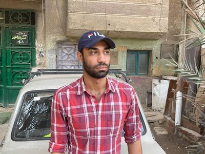 Anwar, 28, lost his job as a construction worker after the pandemic ceased development projects in Cairo. Kamal Tabikha / The National