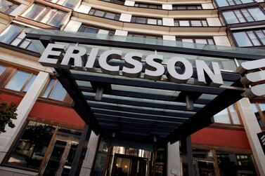 Ericsson building in Stockholm. The firm may gain from Huawei suspicions in Europe. Reuters