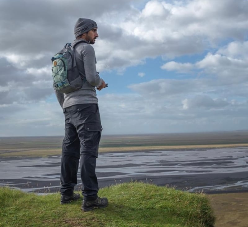 Sheikh Hamdan casts his eye over the rugged beauty in Iceland.