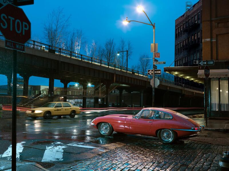 E-Type in New York. Courtesy Jaguar