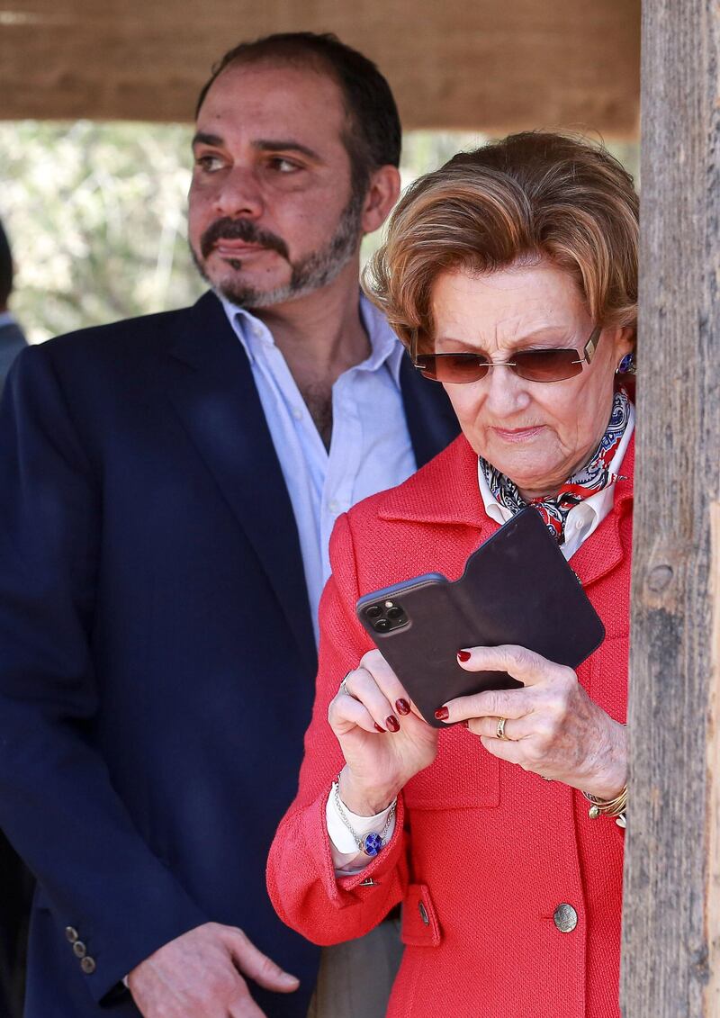 Prince Ali and Queen Sonja visit the baptism site of Al Maghtas, where Jesus is believed by Christians to have been baptised by John the Baptist, on the Jordan River.   AFP