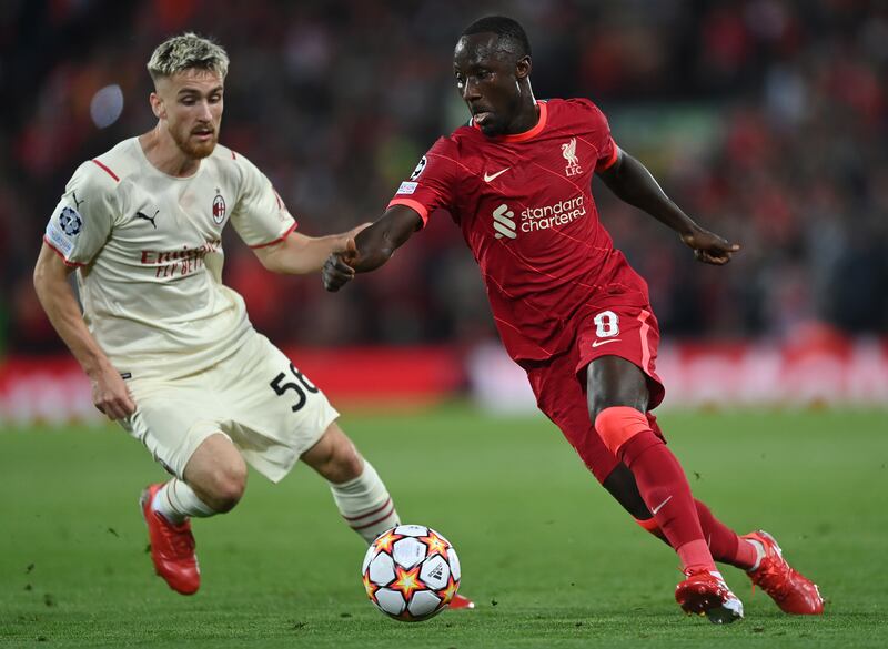 Naby Keita - 7. The Guinean was quick to press and responsible on the ball. He looked to get forward when the time was right. Replaced by Thiago with 19 minutes left. Getty Images