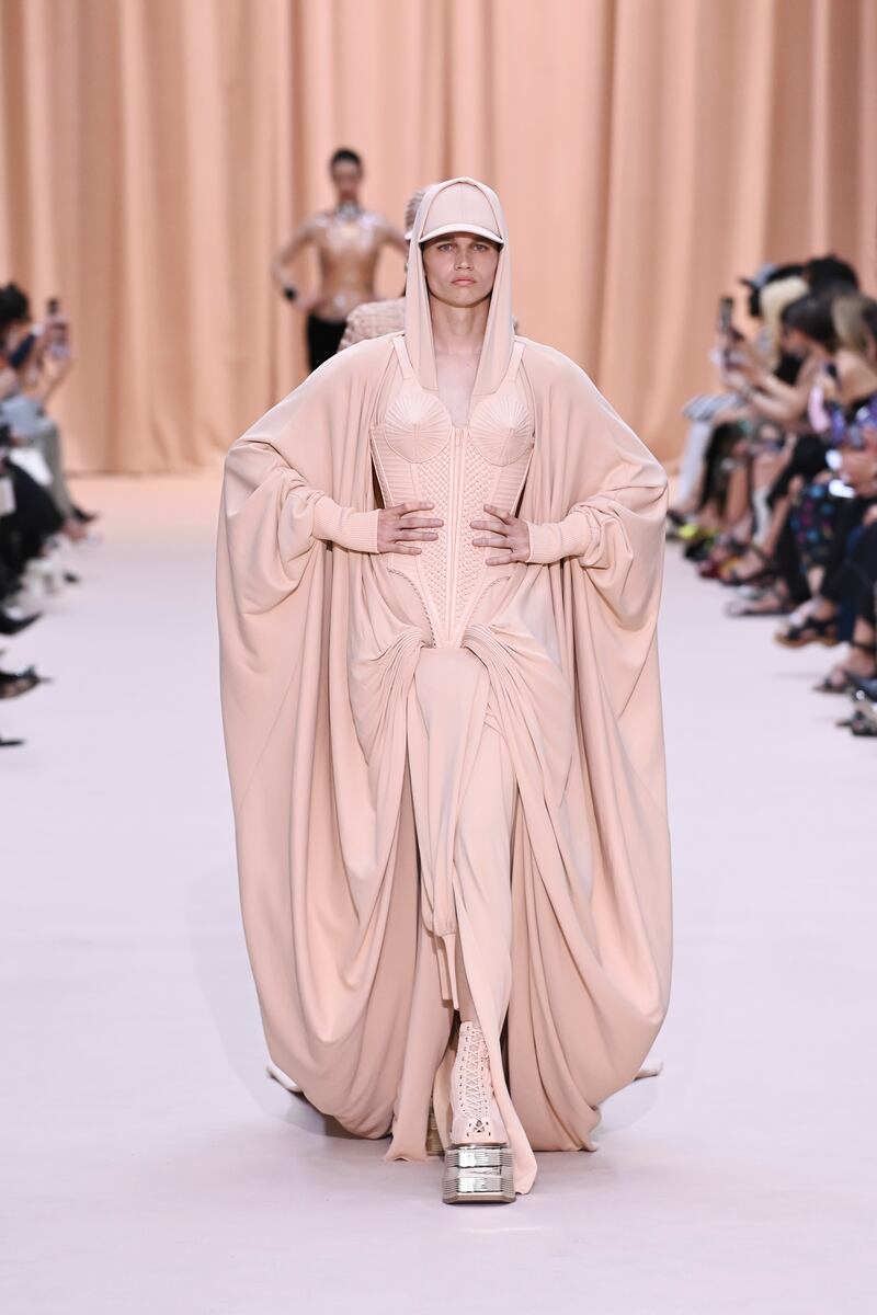 The Jean Paul Gaultier haute couture autumn/winter 2022-2023 show as part of Paris Fashion Week.