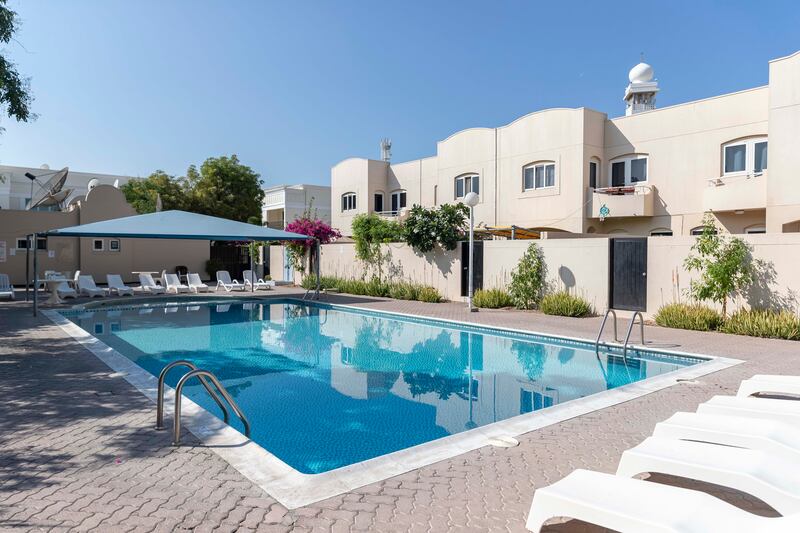 There is also a swimming pool, which is shared between the 10 villas in the community.


