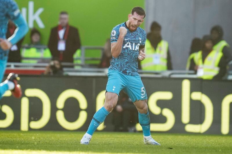 Pierre-Emile Hojbjerg – 6. The 27-year-old had a mixed game. He did the basics well, got some good tackles in, and scored the equaliser, but he also gave away some cheap fouls, allowing Brentford to attack. AP