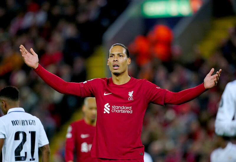 Virgil Van Dijk 6: Came to Gomez’s rescue when he blocked Rodrygo shot after defensive partner lost possession in first-half but even class and experience of Dutchman couldn’t prevent Real running riot as match went on. PA