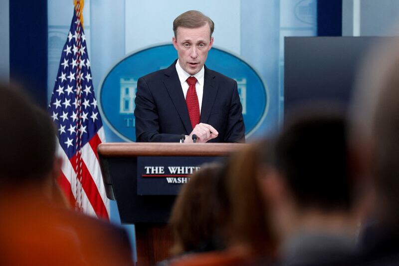 White House National Security Adviser Jake Sullivan. Reuters