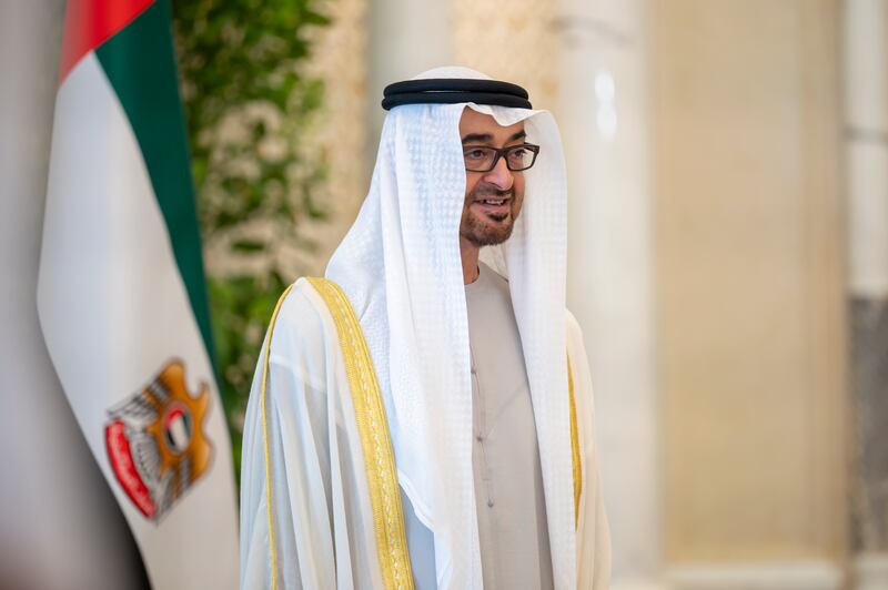 President Sheikh Mohamed has ordered $5 million to assist the humanitarian effort in Gaza. Photo: UAE Presidential Court