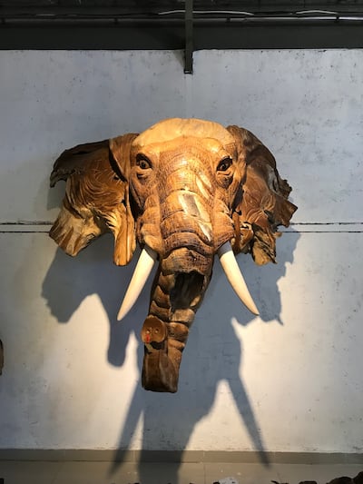 Amori elephant sculpture. Courtesy Haitch