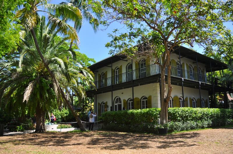 The Hemingway House in Key West, Florida. There are concerns for the landmark, which is in the path of Hurricane Ian. Photo: Adam Fagen / Public Domain