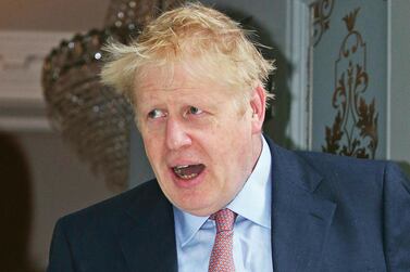 Boris Johnson is the top contender for the leadership of the Conservative party . AP