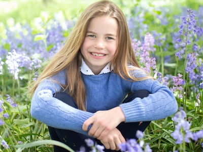 Princess Charlotte, whose seventh birthday is on Monday, was photographed by her mother, the Duchess of Cambridge, in Norfolk at the weekend. PA