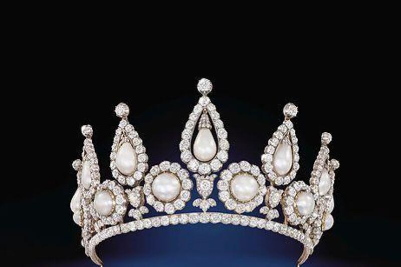 The Rosebery Tiara will be included in the V&A's forthcoming exhibition Pearls. Courtesy Sotheby's