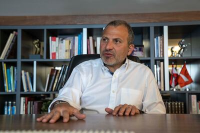 Gebran Bassil's party, the Free Patriotic Movement, has endorsed Jihad Azor as their prefered presidential candidate. Matt Kynaston / The National