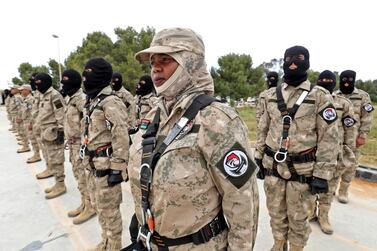 Members of Libyan special forces have been trained by the Turkish military. The Libya Quartet said that all external military intervention in Libya is unacceptable. AFP
