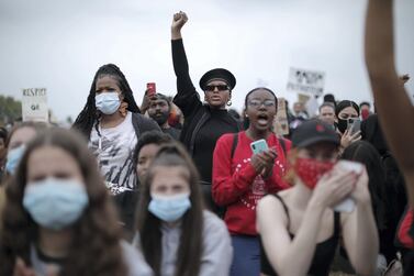 A Black Lives Matter protest in Hyde Park in Central London on June 3, 2020. Getty Images